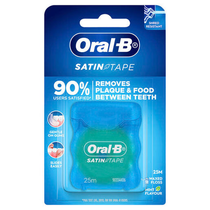 Oral B Satin Tape Mint Dental Floss 25m