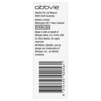 Refresh Liquigel Eye Drops 15 mL