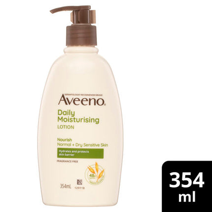 Aveeno Active Naturals Daily Moisturising Fragrance Free Lotion 354mL