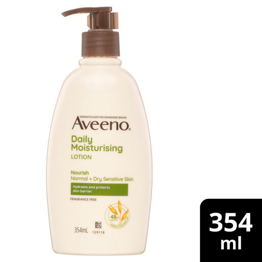 Aveeno Active Naturals Daily Moisturising Fragrance Free Lotion 354mL