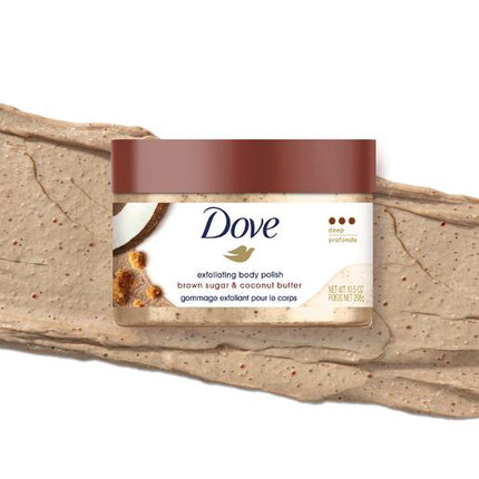 Dove Brown Sugar and Coconut Butter Exfoliating Body Polish 298g