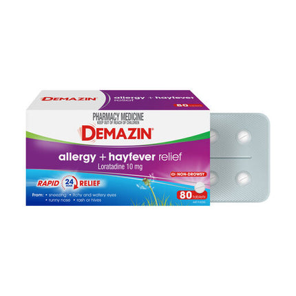 Demazin Allergy + Hayfever Relief 80 Tablets