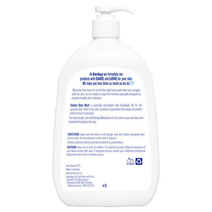Kenkay Dry Skin Body Wash 1L