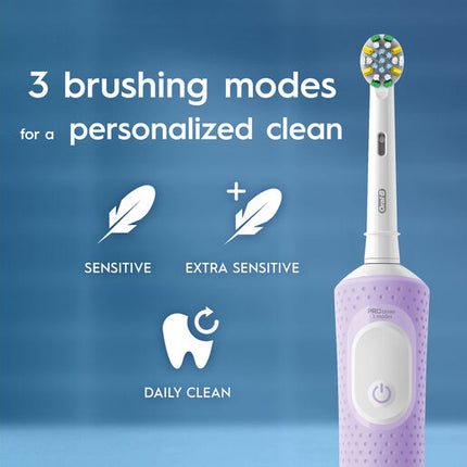 Oral-B Pro 300 Everyday Clean Electric Toothbrush Lilac