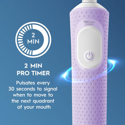 Oral-B Pro 300 Everyday Clean Electric Toothbrush Lilac