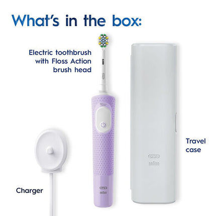 Oral-B Pro 300 Everyday Clean Electric Toothbrush Lilac