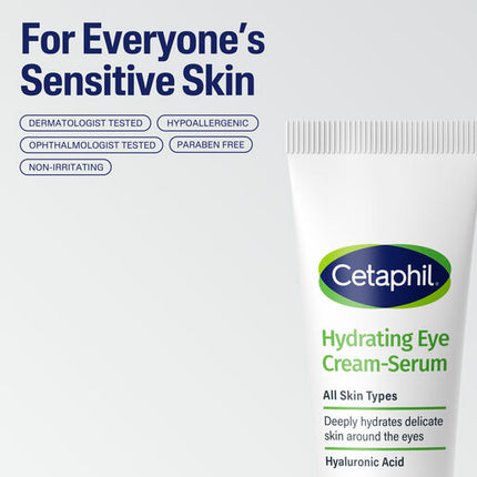 Cetaphil Hydrating Eye Cream-Serum with Hyaluronic Acid 14g