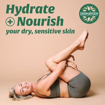DermaVeen Extra Hydration Gentle Soap-Free Wash for Extra Dry, Itchy & Sensitive Skin 250mL