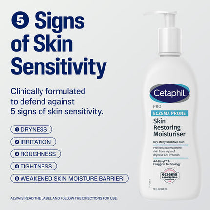 Cetaphil Pro Eczema Prone Skin Restoring Moisturiser 295mL