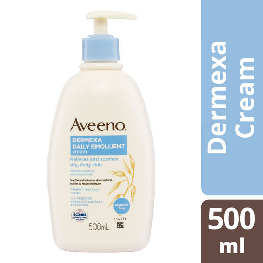Aveeno Dermexa Daily Emollient Moisturising Cream 500ml