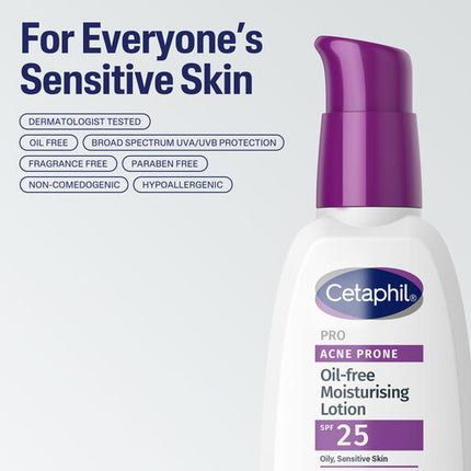 Cetaphil Pro Acne Prone Oil-Free Moisturising Lotion SPF25