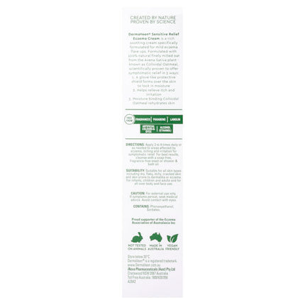 DermaVeen Sensitive Relief Eczema Cream 100mL