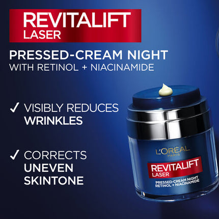L'Oreal Revitalift Laser Pressed-Cream Night Retinol + Niacinamide 50ml