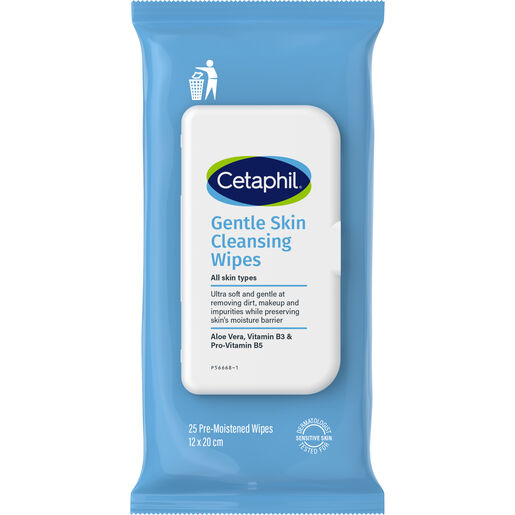 Cetaphil Gentle Skin 25 Cleansing Cloths