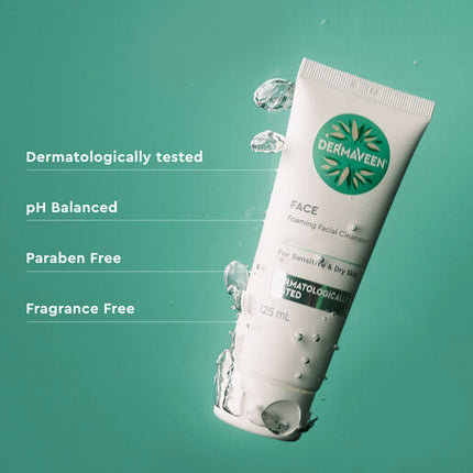 DermaVeen Face Foaming Cleanser 125mL