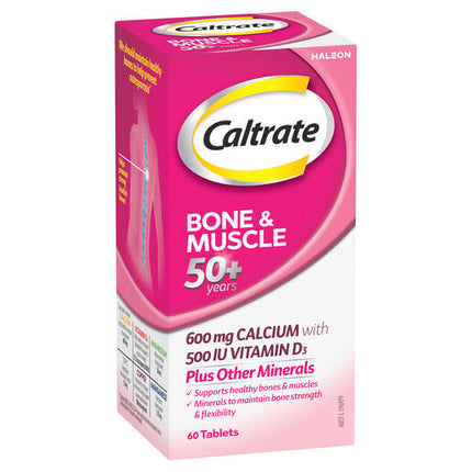 Caltrate Bone & Muscle 50+ Years 60 Tablets