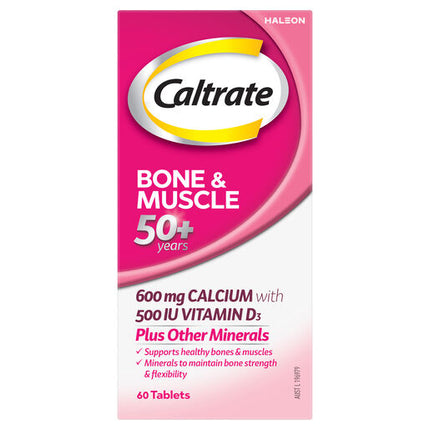 Caltrate Bone & Muscle 50+ Years 60 Tablets