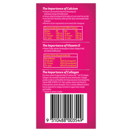 Caltrate Bone & Muscle 50+ Years 60 Tablets