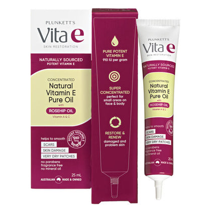 Plunkett's Vita E Super Concentrated Vitamin E Oil 25mL