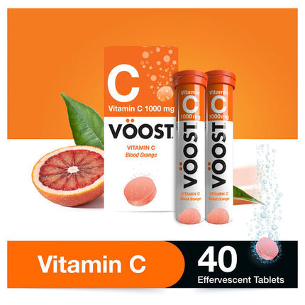 Voost Vitamin C Blood Orange Effervescent 20 Tablets