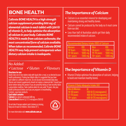 Caltrate Bone Muscle 60 Tablets