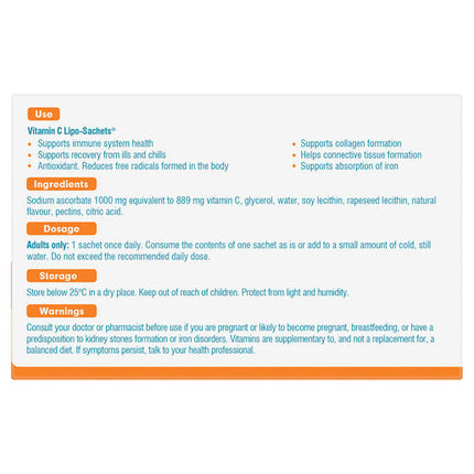 Lipo-Sachets Vitamin C Original 5g 30 Sachets