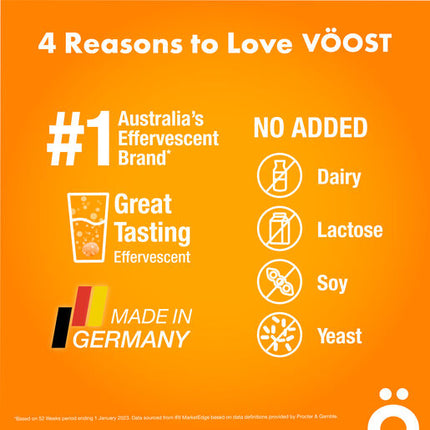 Voost Hydrate Orange 20 Effervescent Tablets