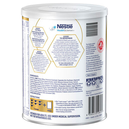 Sustagen Optimum Vanilla Powder 800g