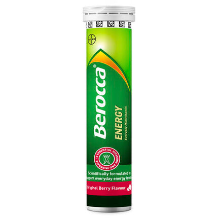 Berocca Energy Original Berry Effervescent Tablets 15 Pack