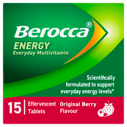 Berocca Energy Original Berry Effervescent Tablets 15 Pack