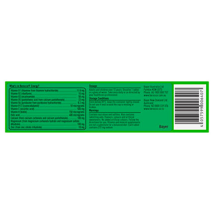 Berocca Energy Original Berry Effervescent Tablets 45 Pack
