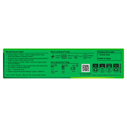 Berocca Energy Mango & Orange Effervescent Tablets 30 Pack