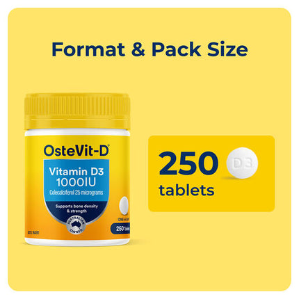 OsteVit-D One-A-Day Vitamin D3 250 Tablets