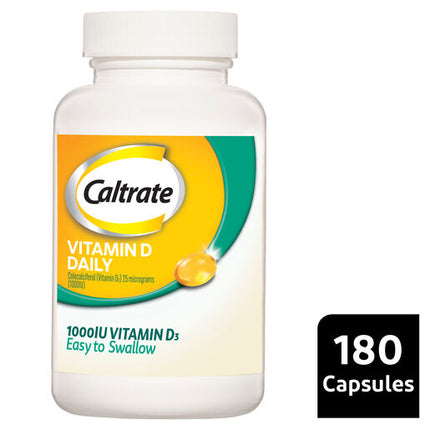 Caltrate Vitamin D 1000IU 180 Capsules