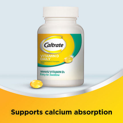 Caltrate Vitamin D 1000IU 180 Capsules
