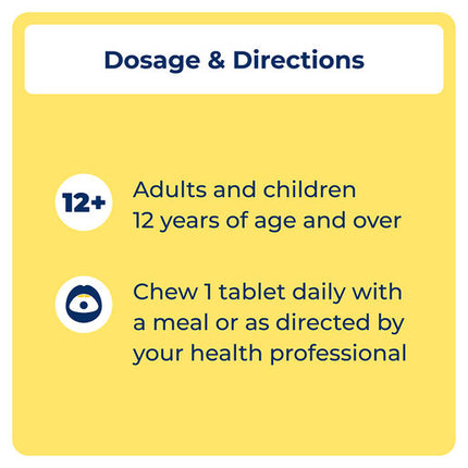 OsteVit-D One-A-Day Vitamin D3 & Calcium Chewable Tablets 60