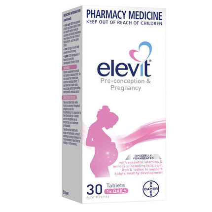 Elevit Pre-conception and Pregnancy Multivitamin Tablets 30 pack (30 days)