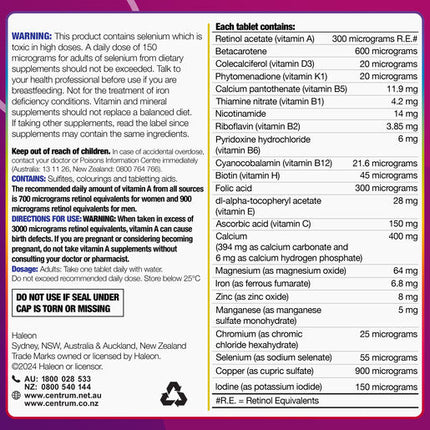 Centrum For Women 60 Tablets