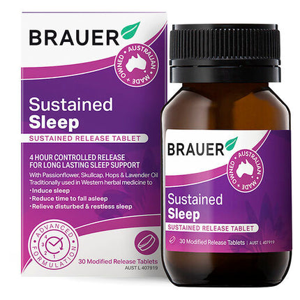 Brauer Sleep Sustained Release 30 Tablets