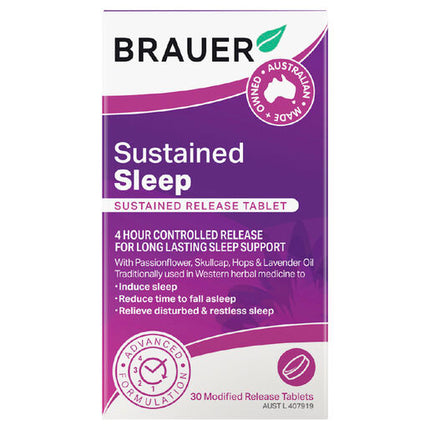 Brauer Sleep Sustained Release 30 Tablets
