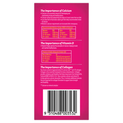 Caltrate Bone & Muscle 50+ Years 100 Tablets