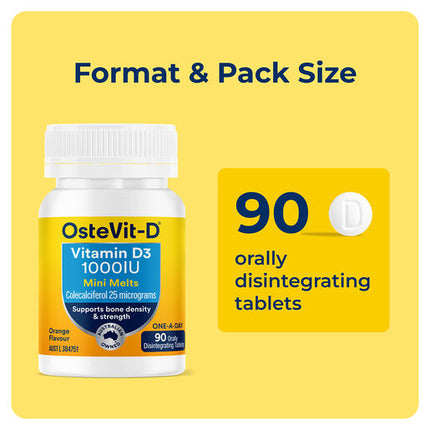 OsteVit-D Vitamin D3 90 Melts