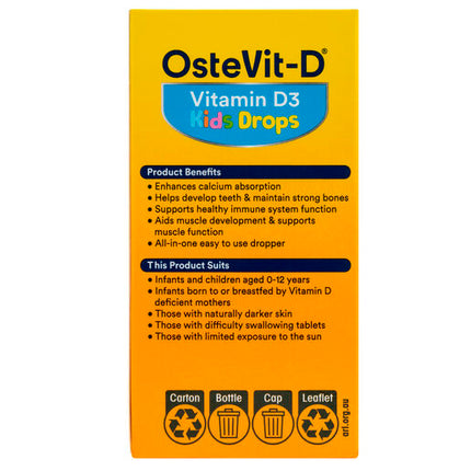 OsteVit-D Vitamin D3 Kids Drops 15mL