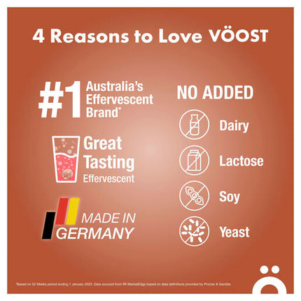 Voost Iron Plus Vitaminc C 10 Effervescent Tablets
