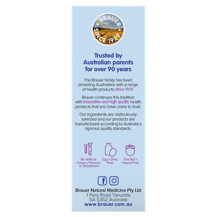 Brauer Baby & Child Immune Defence Probiotic Liquid 45ml