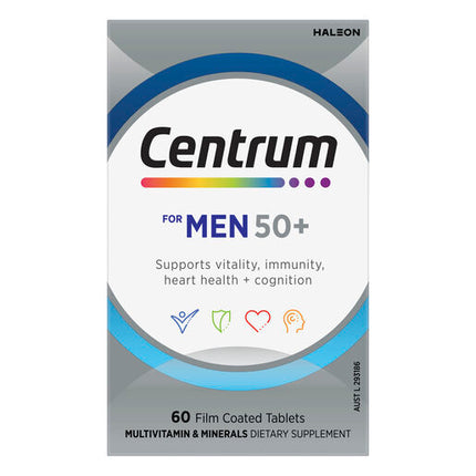 Centrum For Men 50+ 60 Tablets