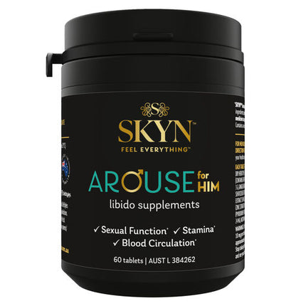 SKYN Arouse For Him Libido Supplements 60 Tablets