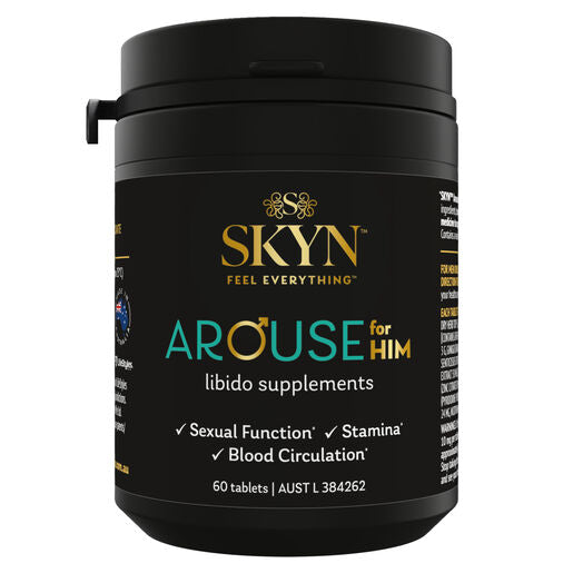 SKYN Arouse For Him Libido Supplements 60 Tablets