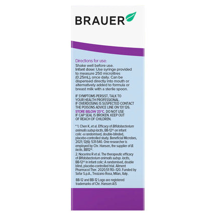 Brauer Baby & Child ColicEze Probiotic Drops 7.5ml Oral Liquid