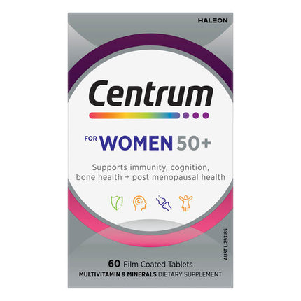 Centrum For Women 50+ 60 Tablets